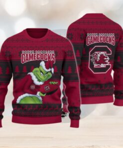 South Carolina Gamecocks Grinch Ugly Christmas Sweater