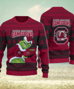 South Carolina Gamecocks Grinch Ugly Christmas Sweater
