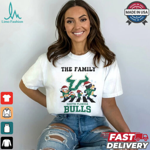 South Florida Bulls X Family Bluey Merry Christmas 2024 Shirt