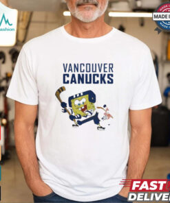 Spongebob Vancouver Canucks Hockey Shirt