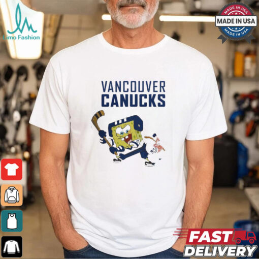 Spongebob Vancouver Canucks Hockey Shirt