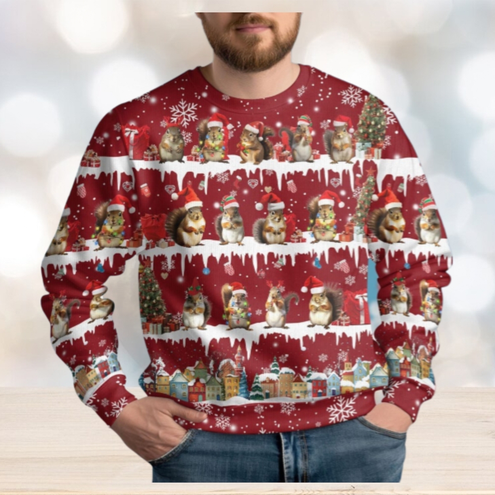 Squirrel Ugly Christmas Sweater Squirrel Ugly Christmas Sweater