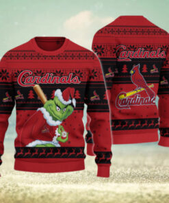 St. Louis Cardinals Grinch Christmas Ugly Sweater