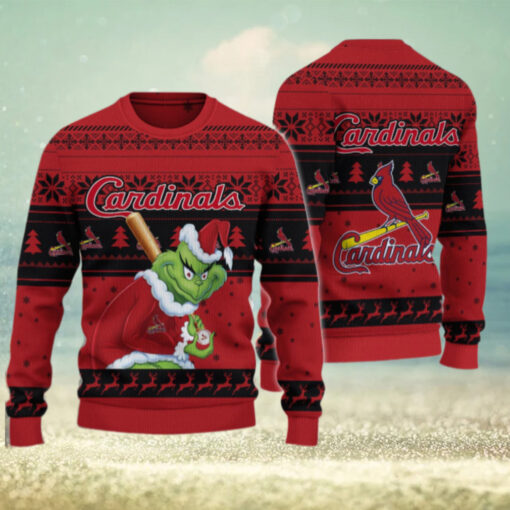 St. Louis Cardinals Grinch Christmas Ugly Sweater