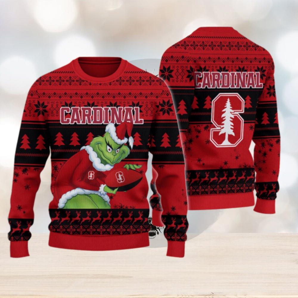 Stanford Cardinal Grinch Ugly Christmas Sweater Stanford Cardinal Grinch Ugly Christmas Sweater