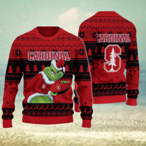 Stanford Cardinal Grinch Ugly Christmas Sweater