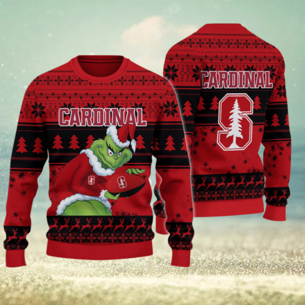 Stanford Cardinal Grinch Ugly Christmas Sweater Stanford Cardinal Grinch Ugly Christmas Sweater
