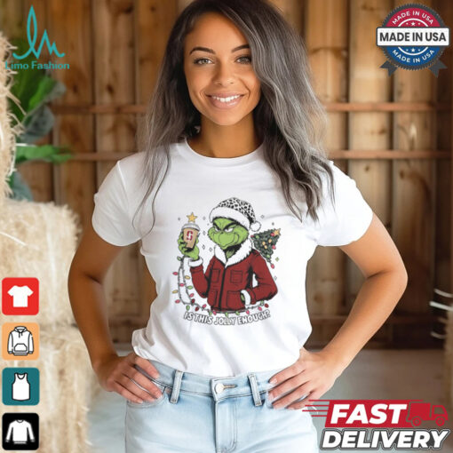 Stanford Cardinal x Santa Grinch Is This Jolly Enough Merry Christmas Shirt