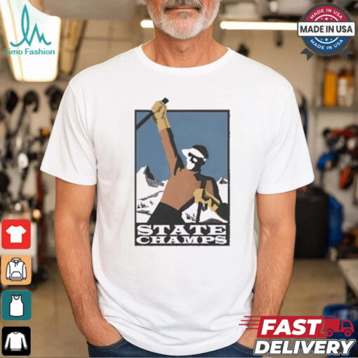 State Champs Ski Retro Painting t shirt