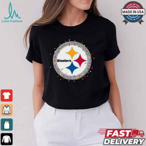 Steelers Christmas Lights T Shirt