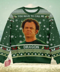 Step Brothers Christmas Ugly Sweater Dale Doback You Have To Call Me Dragon Vintage Movie Quote