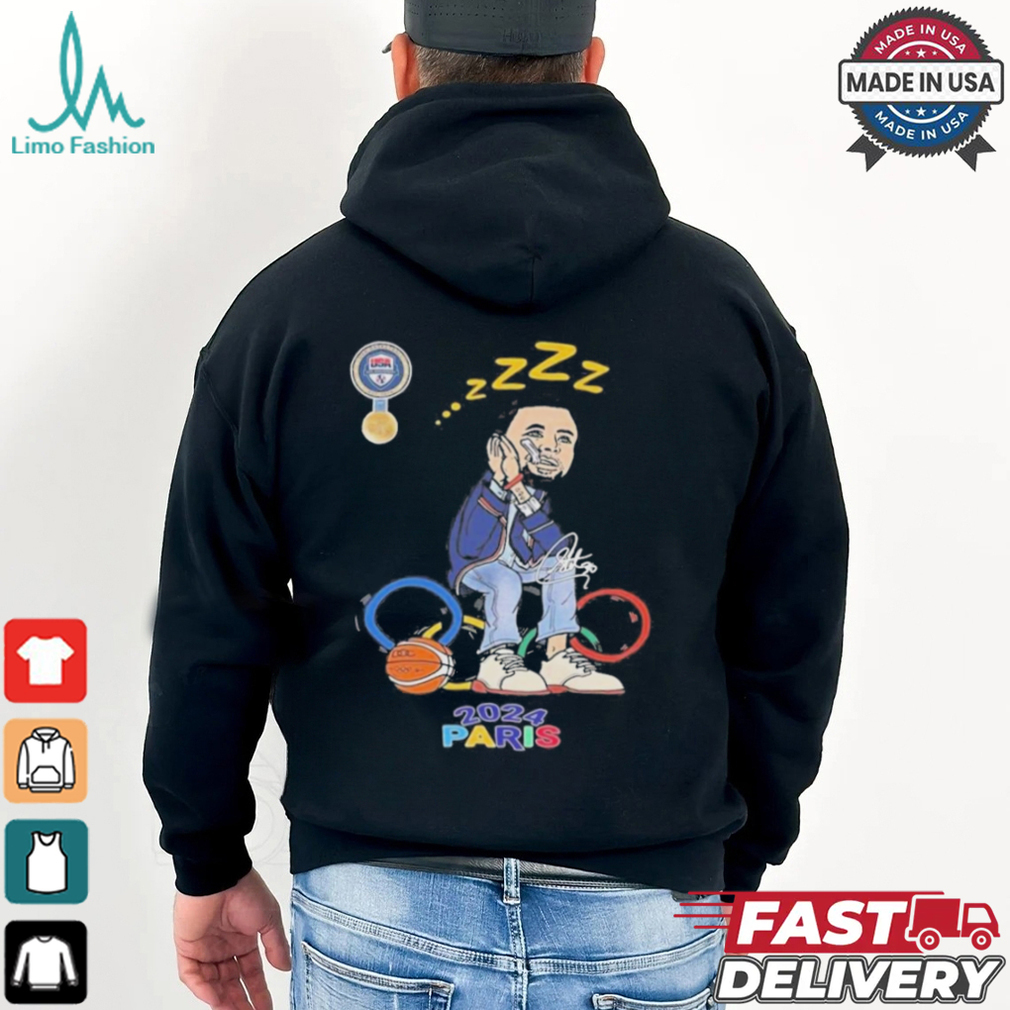 Stephen Curry Nuit Nuit Olympic Paris Signature 2024 Shirt Stephen Curry Nuit Nuit Olympic Paris Signature 2024 Shirt