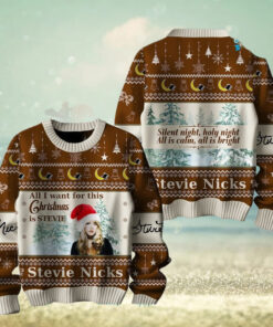 Stevie Nicks All I Want For Christmas Ugly Sweater