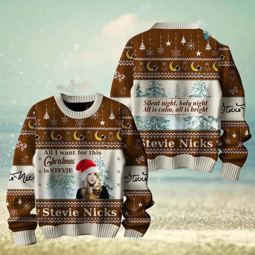 Stevie Nicks All I Want For Christmas Ugly Sweater Stevie Nicks All I Want For Christmas Ugly Sweater