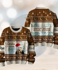 Stevie Nicks All I Want For Christmas Ugly Sweater