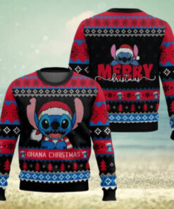 Stitch Ohana Christmas Sweater, Disney Ugly Sweater