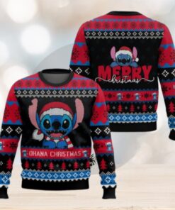 Stitch Ohana Christmas Sweater, Disney Ugly Sweater