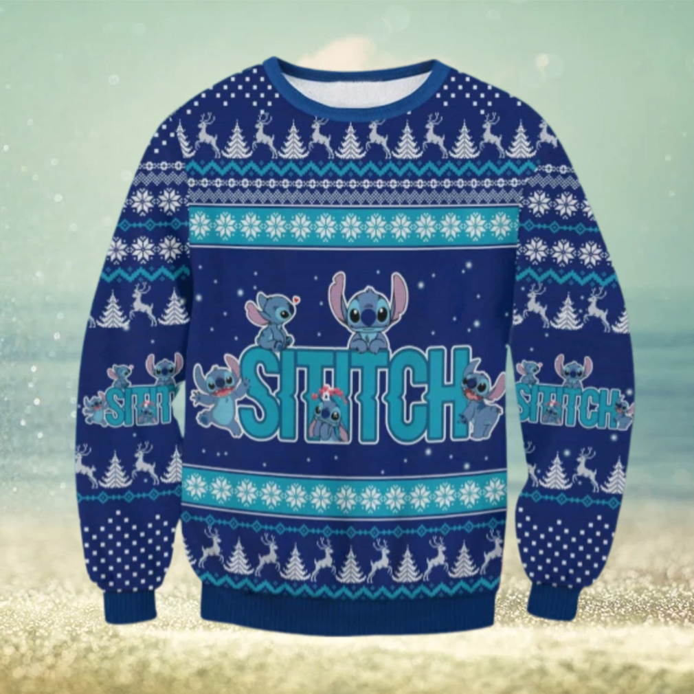 Stitch Ugly Christmas Sweater, Disney Happy Holidays Sweater Stitch Ugly Christmas Sweater, Disney Happy Holidays Sweater