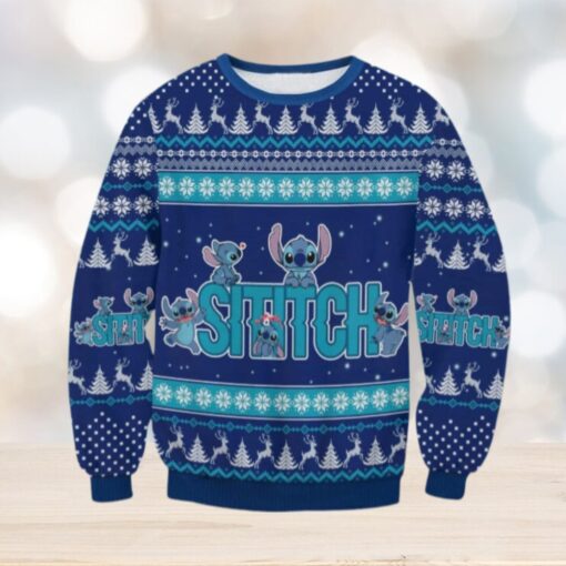 Stitch Ugly Christmas Sweater, Disney Happy Holidays Sweater
