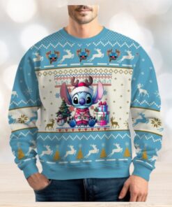 Stitch Ugly Christmas Sweater, Lilo And Stitch Xmas Sweater