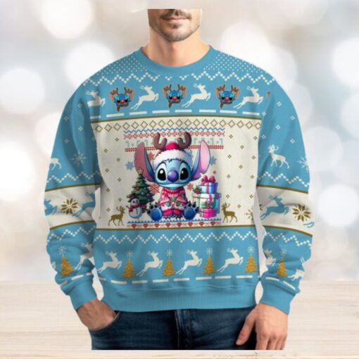 Stitch Ugly Christmas Sweater, Lilo And Stitch Xmas Sweater