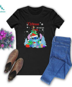 Stitch at Christmas all roads lead to home shirt