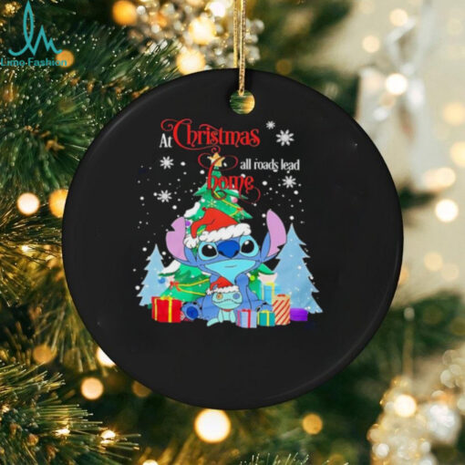 Stitch at Christmas all roads lead to home shirt
