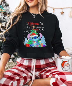 Stitch at Christmas all roads lead to home shirt