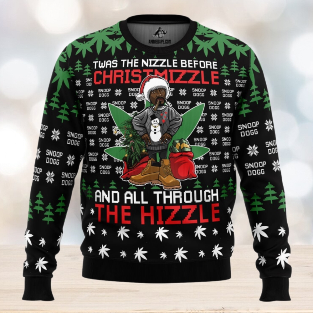 Sweater Christmizzle Snoop Dogg Ugly Christmas Sweater Christmizzle Snoop Dogg Ugly Christmas
