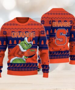 Syracuse Orange Grinch Ugly Christmas Sweater