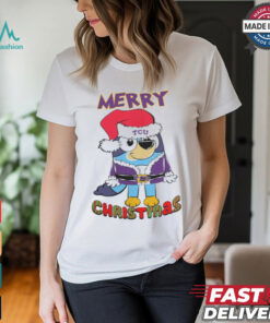 TCU Horned Frogs Bluey Merry Christmas 2024 Shirt