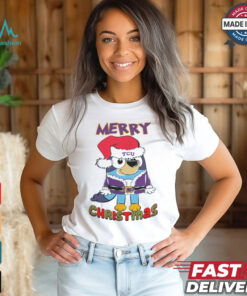 TCU Horned Frogs Bluey Merry Christmas 2024 Shirt