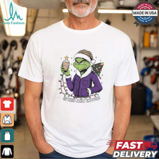 TCU Horned Frogs x Santa Grinch Is This Jolly Enough Merry Christmas Shirt