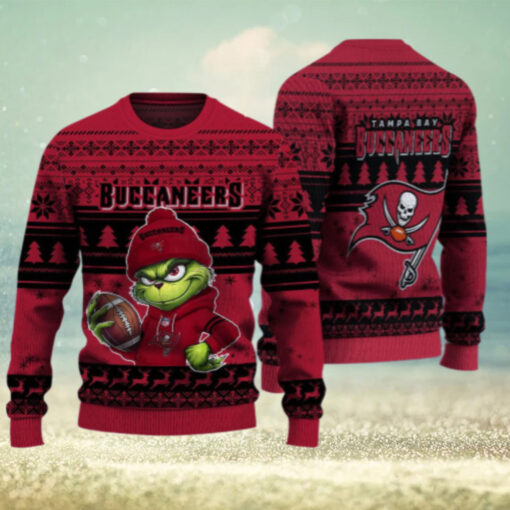 Tampa Bay Buccaneers The Grinch Ugly Christmas Sweater NFL Xmas Gift