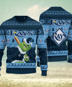 Tampa Bay Rays Grinch Christmas Ugly Sweater