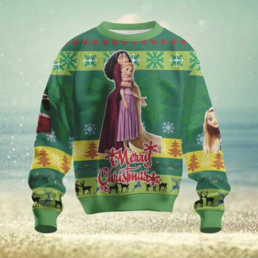 Tangled Mother Hug Christmas Playful Friends Ugly Christmas Sweater