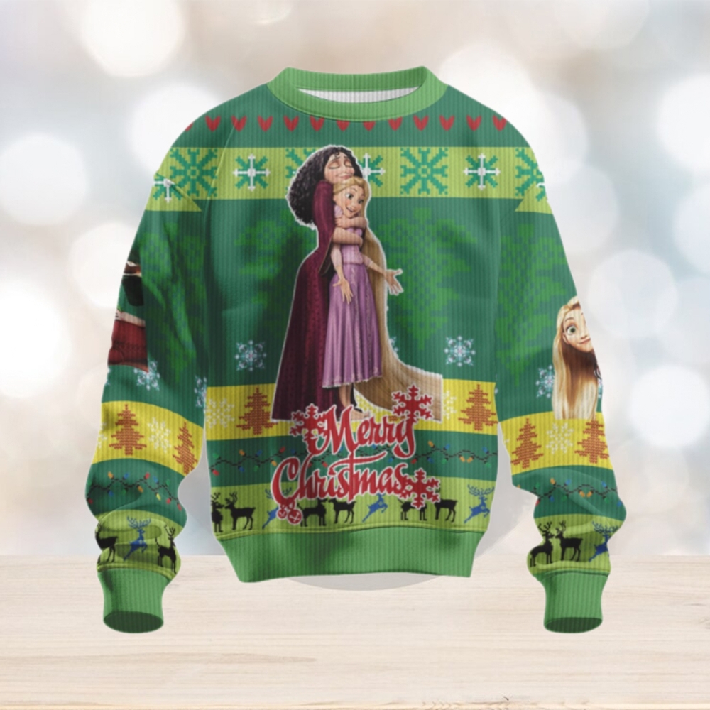 Tangled Mother Hug Christmas Playful Friends Ugly Christmas Sweater Tangled Mother Hug Christmas Playful Friends Ugly Christmas Sweater
