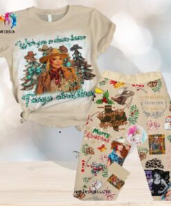 Tanya Tucker Wish You A Down Home Tanya Christmas Pajamas Set