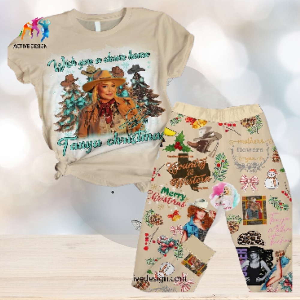 Tanya Tucker Wish You A Down Home Tanya Christmas Pajamas Set Tanya Tucker Wish You A Down Home Tanya Christmas Pajamas Set