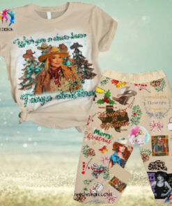 Tanya Tucker Wish You A Down Home Tanya Christmas Pajamas Set
