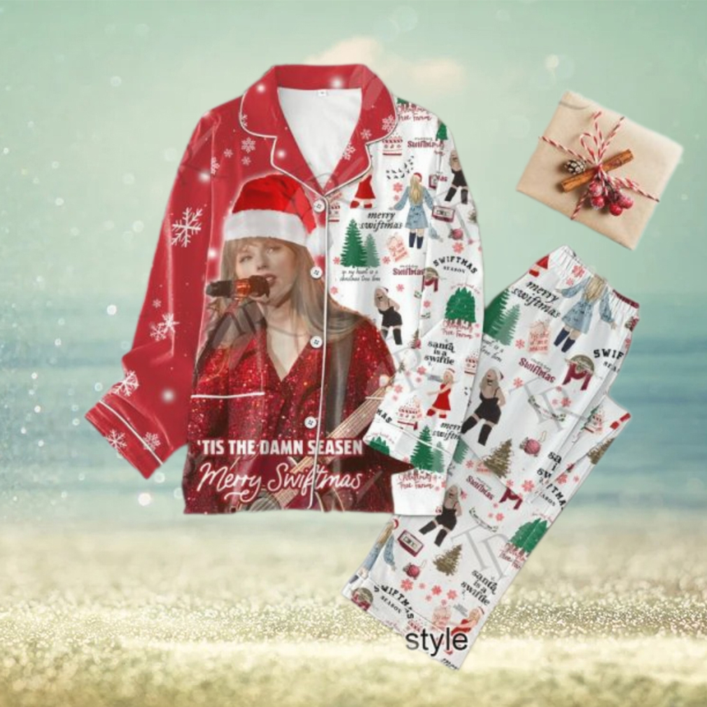 Taylor Swift ‘Tis The Damn Seasen Merry Swiftmas Pajamas Set Taylor Swift ‘Tis The Damn Seasen Merry Swiftmas Pajamas Set