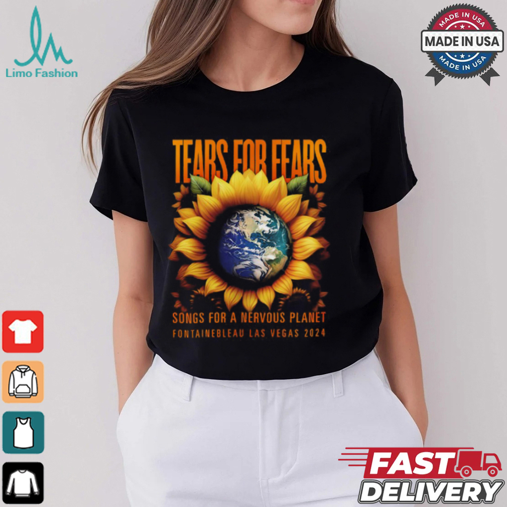 Tears For Fears Songs for a Nervous Planet Las Vegas Event Shirt Tears For Fears Songs for a Nervous Planet Las Vegas Event Shirt
