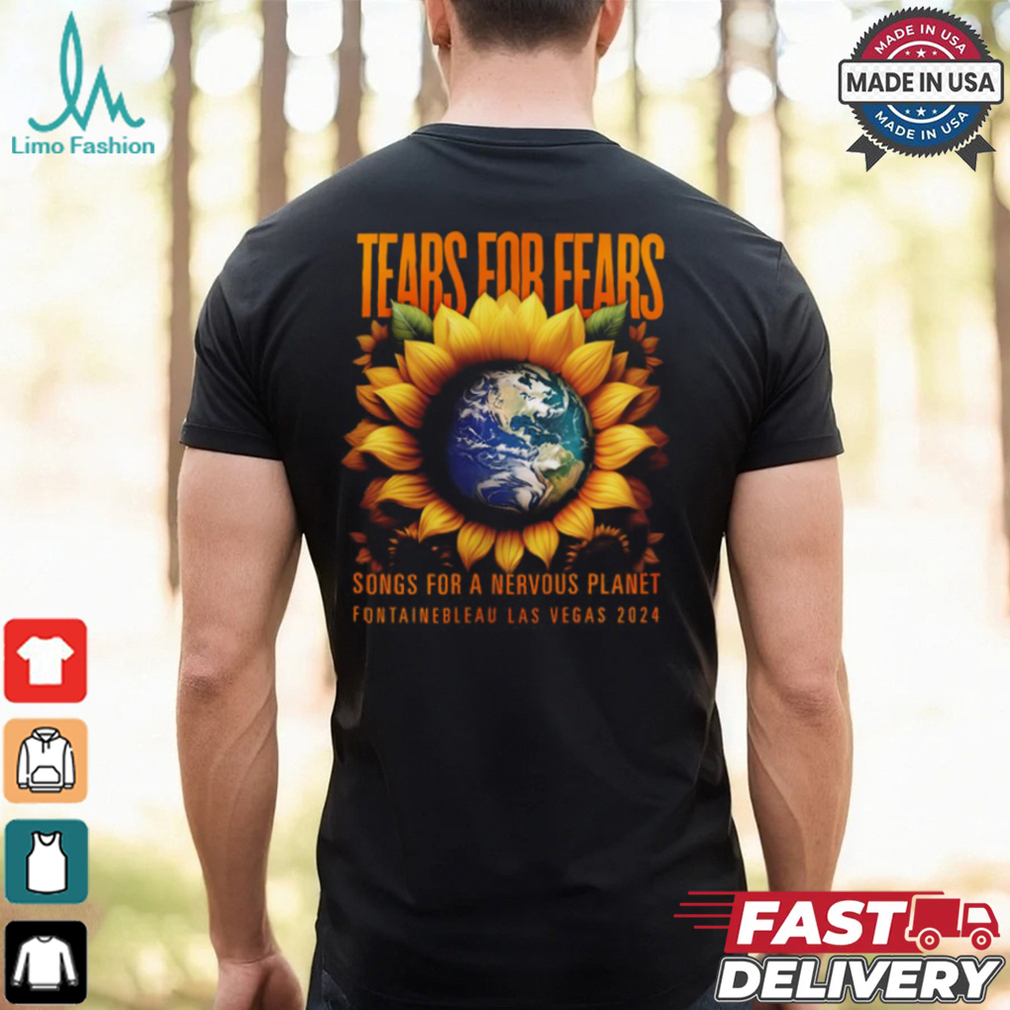 Tears For Fears Songs for a Nervous Planet Las Vegas Event Shirt Tears For Fears Songs for a Nervous Planet Las Vegas Event Shirt
