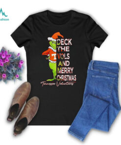 Tennessee Volunteers Grinch deck the Vols and Merry Christmas shirt