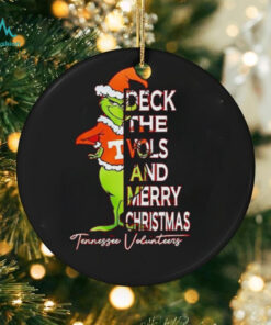 Tennessee Volunteers Grinch deck the Vols and Merry Christmas shirt
