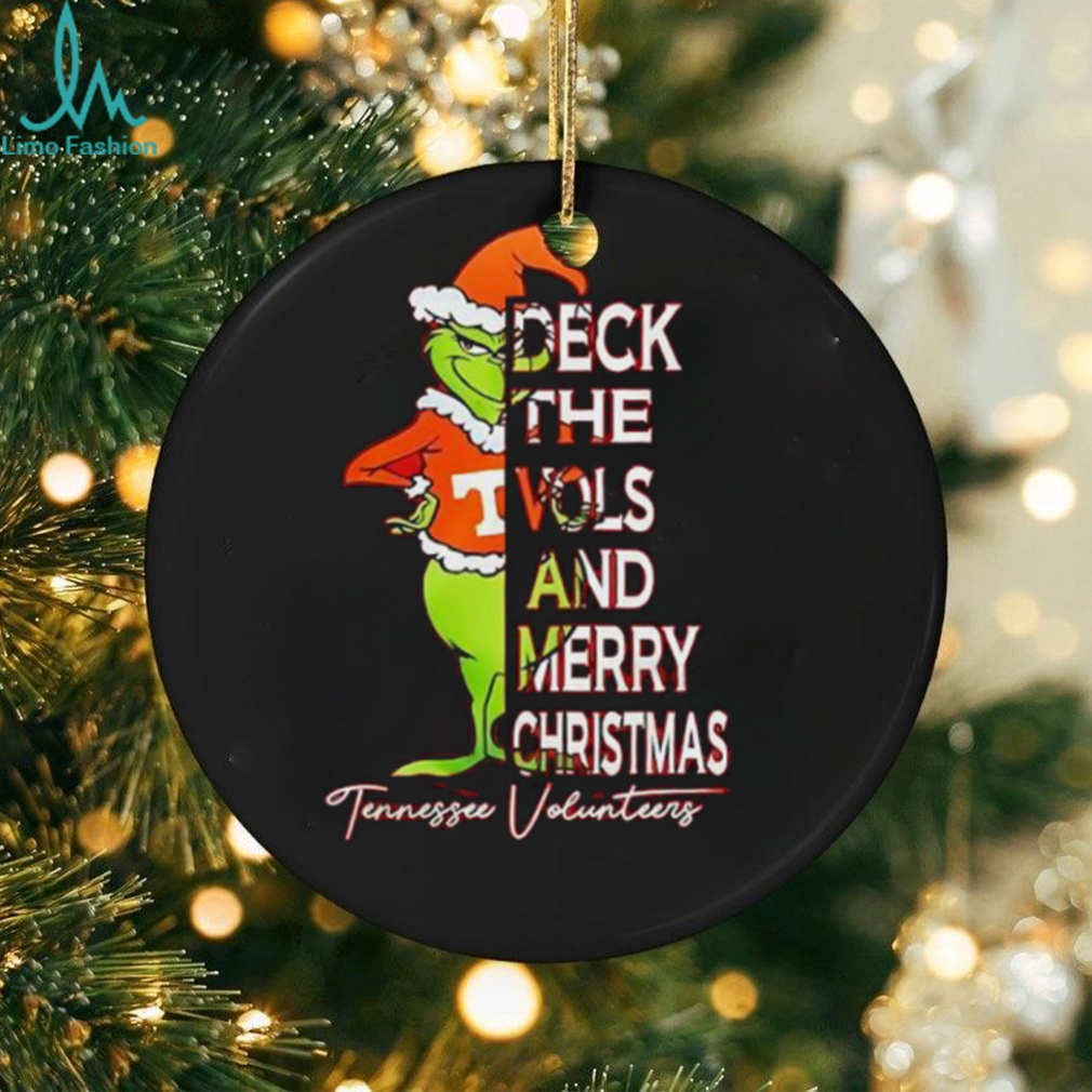 Tennessee Volunteers Grinch deck the Vols and Merry Christmas shirt Tennessee Volunteers Grinch deck the Vols and Merry Christmas shirt
