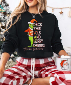 Tennessee Volunteers Grinch deck the Vols and Merry Christmas shirt