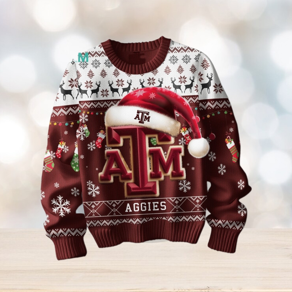 Texas A&M Aggies 2024 Ugly Christmas Sweater Texas A&M Aggies 2024 Ugly Christmas Sweater