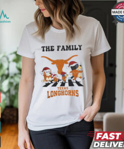 Texas Longhorns X Family Bluey Merry Christmas 2024 Shirt