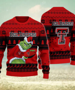 Texas Tech Red Raiders Grinch Ugly Christmas Sweater